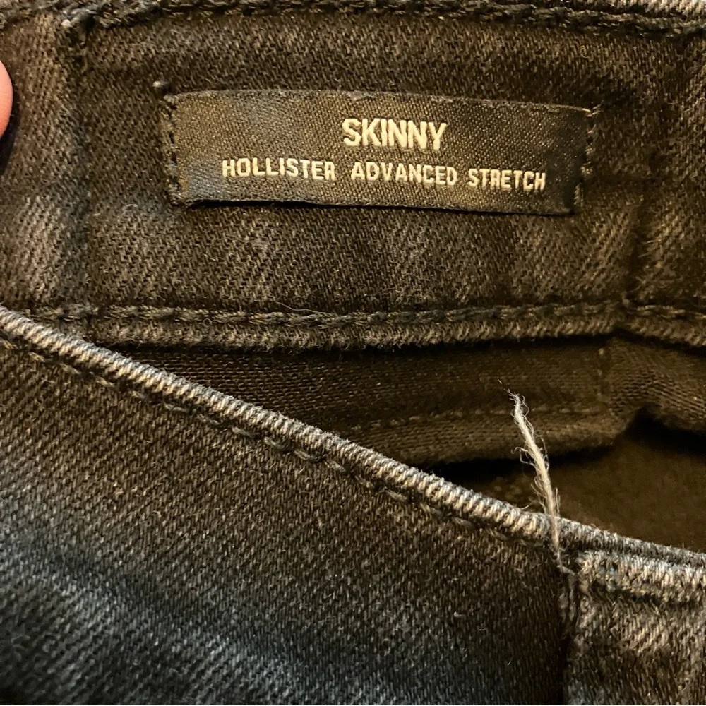 Hollister yet Skinny Advanced Stretch Black Denim Jeans Size 29 x 32